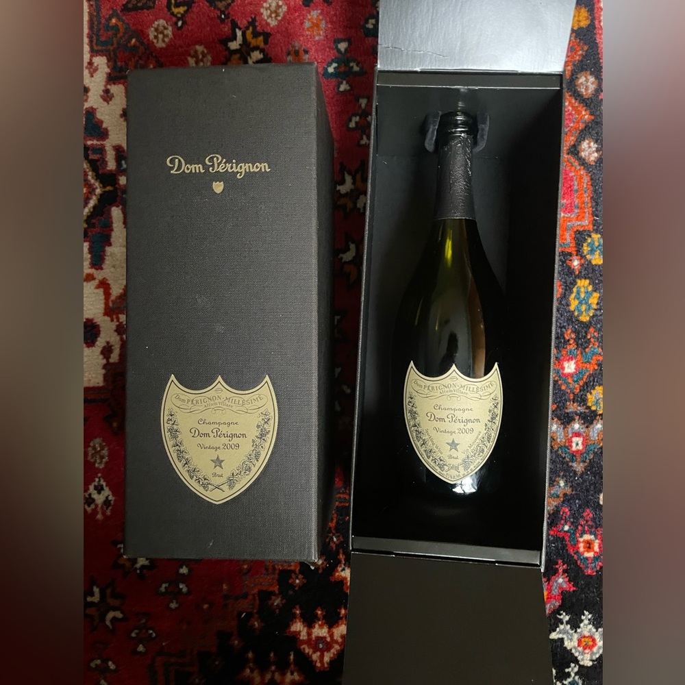 Dom Perignon Champagne Vintage 2009, French Champagne Gift Box Collectible,
